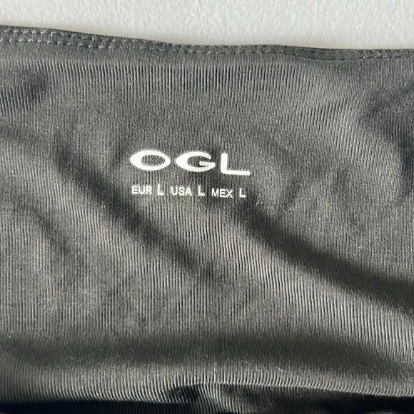 NWT OGL Eco-SkinKiss® Airy Square Neck Side Ruched Brami Tank - Black Size L - Picture 4 of 10